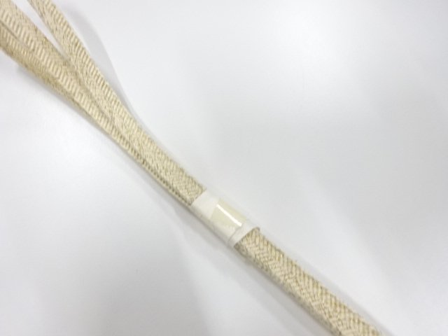  アンティーク　正絹　帯留め用　手組三分紐